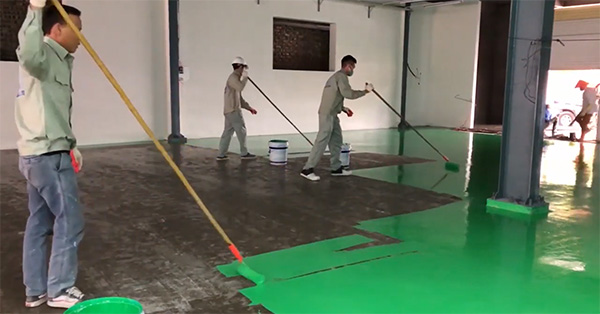 Thi công sơn epoxy sàn nhà xưởng tại thành phố Hồ Chí Minh